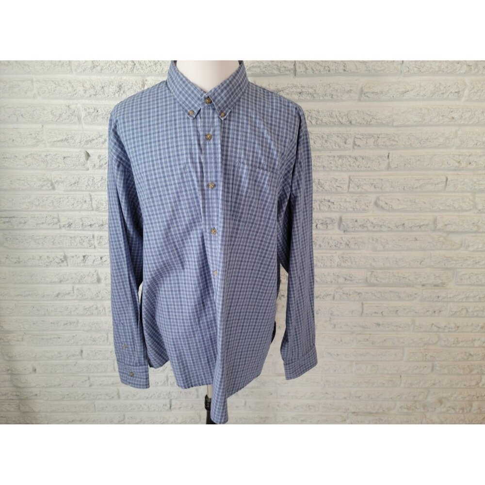 Wrangler Mens Shirt 3XL Long Sleeve Pocket Collar Casual Button Up PLA91E